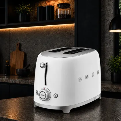 Тостер SMEG (Matte White)