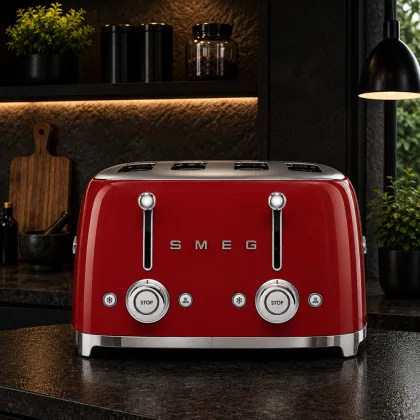 Тостер SMEG (4 pcs) (Retro Style Red)