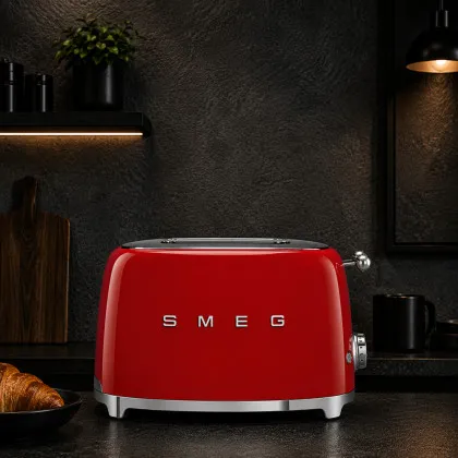 Тостер SMEG (4 pcs) (Retro Style Red)