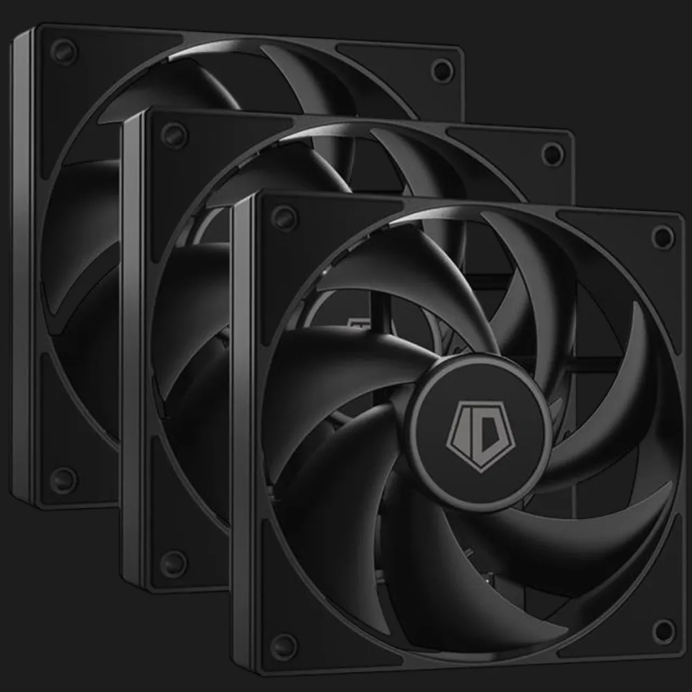Вентилятор ID-Cooling AF-125-K KIT x3 120 (Black) (AF-125-K TRIO)