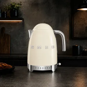Электрочайник SMEG с регулятором температуры (Cream)