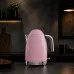 Электрочайник SMEG с регулятором температуры (Pink)