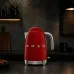 Электрочайник SMEG с регулятором температуры (Red)