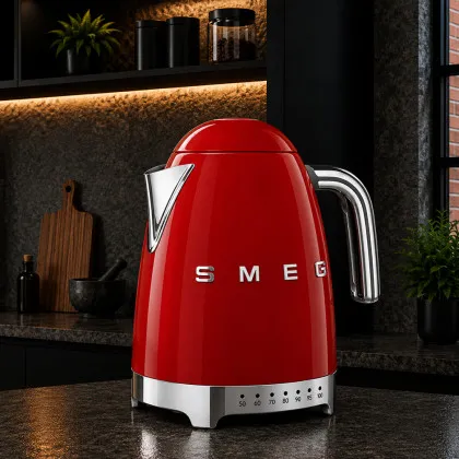 Електрочайник SMEG з регулятором температури (Red) (Ultra) в Києві