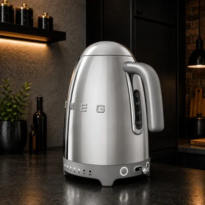 Електрочайник SMEG з регулятором температури (Steel) в Києві