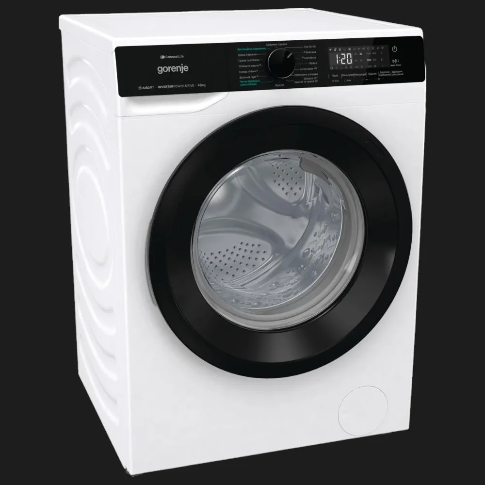 Прально-сушильна машина Gorenje (WD2PA854ADW) (White/Black)