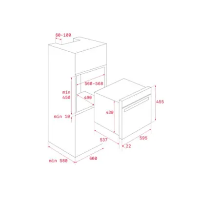 Мікрохвильова піч вбудована TEKA MLC 8440 ST 111160004 (Gray)
