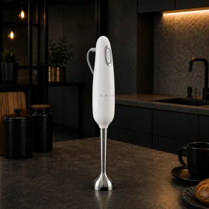 Блендер занурювальний SMEG з аксесуарами (HBF03WHEU) (White) (Ultra) в Бродах