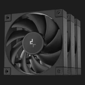 Вентилятор DeepCool FD12 KIT x3 120 (Black) (R-FD12-BKNPN3-G)