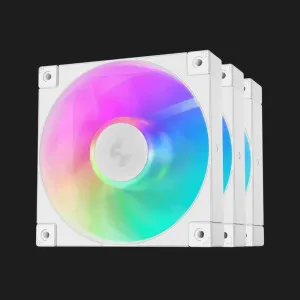 Вентилятор DeepCool FD12 ARGB KIT x3 120 (White) (R-FD12-WHAPN3-G)