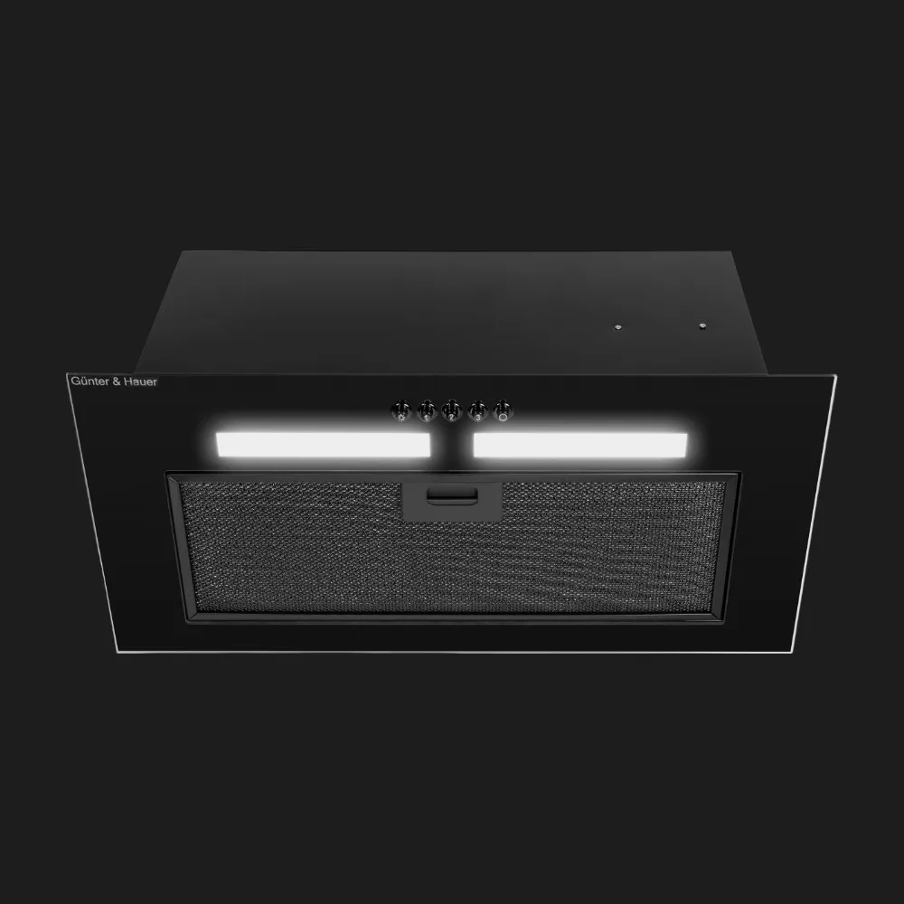 Вытяжка Gunter & Hauer 59.6 см, 850 м3/ч, ATALA 60 KGL (Black)