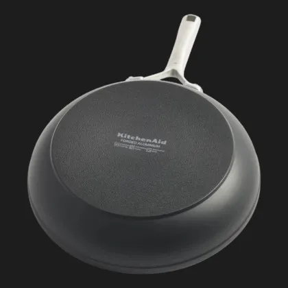 Сковорода KitchenAid FHA 24 см з керамічним покриттям (Stainless Steel/Black) (CC005693-001)