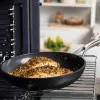 Сковорода KitchenAid FHA 24 см з керамічним покриттям (Stainless Steel/Black) (CC005693-001)