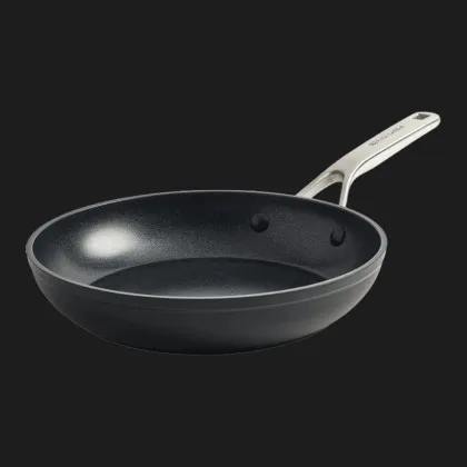 Сковорода KitchenAid FHA 28 см с керамическим покрытием (Stainless Steel/Black) (CC005694-001)