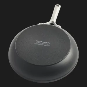 Сковорода KitchenAid FHA 28 см з керамічним покриттям (Stainless Steel/Black) (CC005694-001)