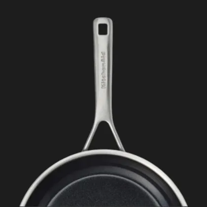 Сковорода KitchenAid MSS 20 см с керамическим покрытием (Stainless Steel/Black) (CC004948-001)