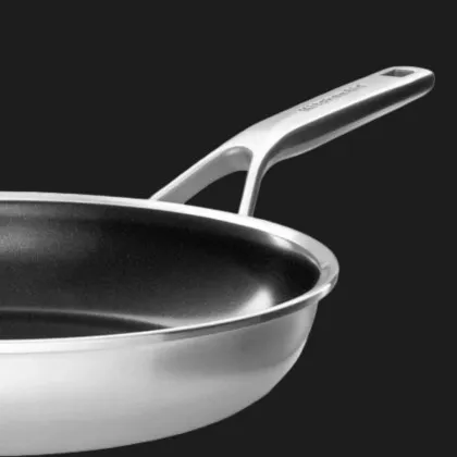 Сковорода KitchenAid MSS 24 см с керамическим покрытием (Stainless Steel/Black) (CC004949-001)