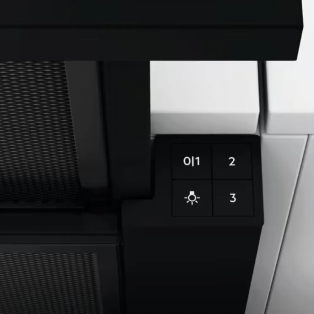 Вытяжка Electrolux телескопическая, 59 см, 410 м3/ч (Black) (LFP336K)
