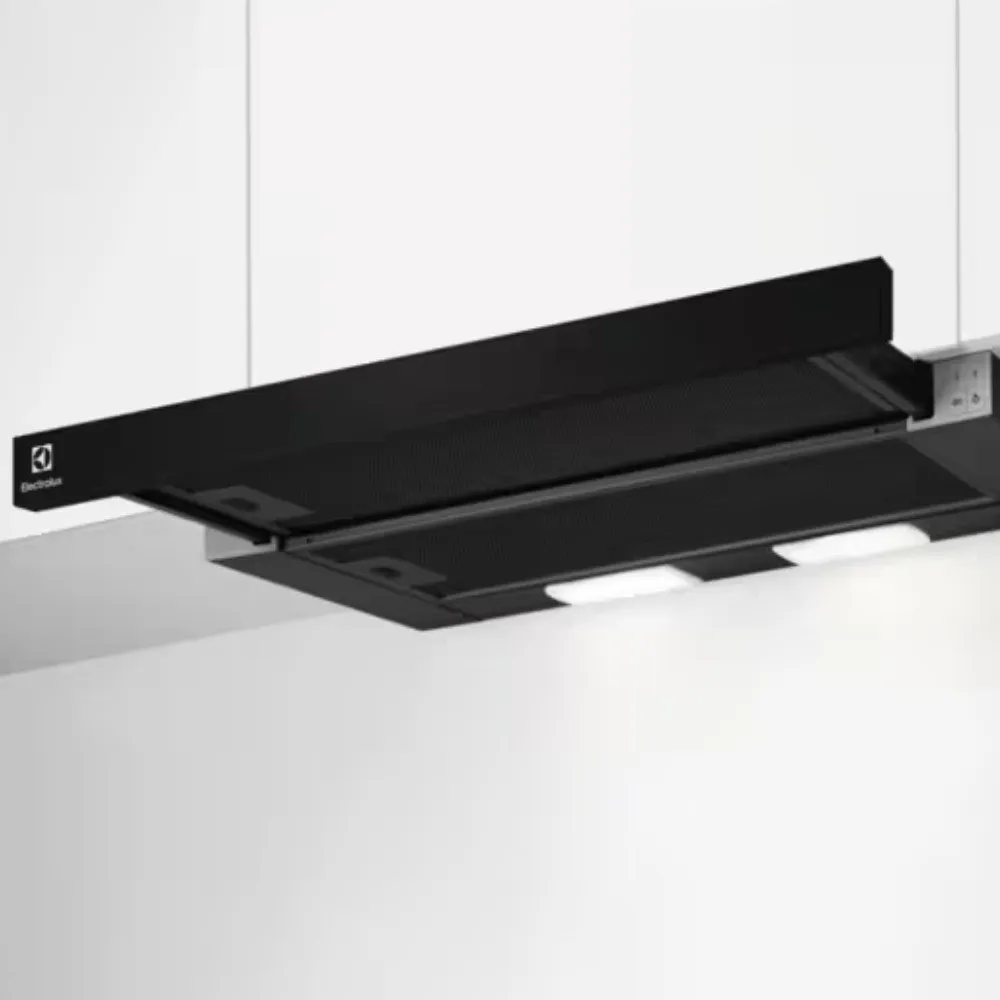 Вытяжка Electrolux телескопическая, 59 см, 410 м3/ч (Black) (LFP336K)