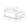 Витяжка TEKA, 55 см, 756 м3/год, GFG 2 WH (40446751) (White)