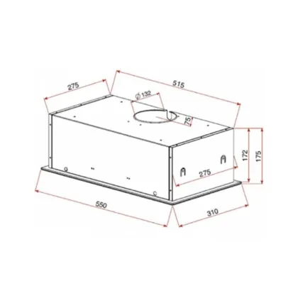 Витяжка TEKA, 55 см, 756 м3/год, GFG 2 WH (40446751) (White)