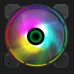 Вентилятор GameMax FN-12Rainbow-D 120 (Black) (FN-12Rainbow-D)