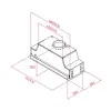 Вытяжка TEKA, TEKA, 71.2 см, 1200 м3/ч, GFL 77760 (113100008)  (Stainless Steel)
