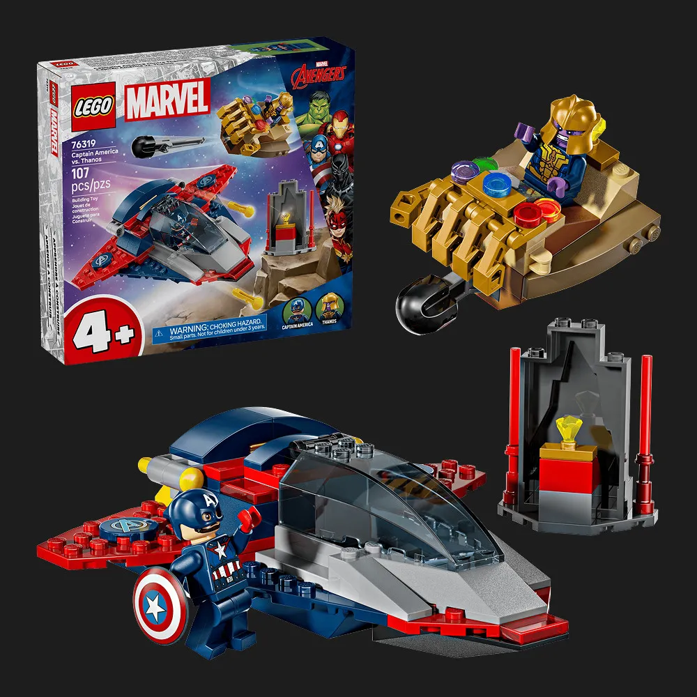 Конструктор LEGO Marvel Капитан Америка против Таноса (76319)