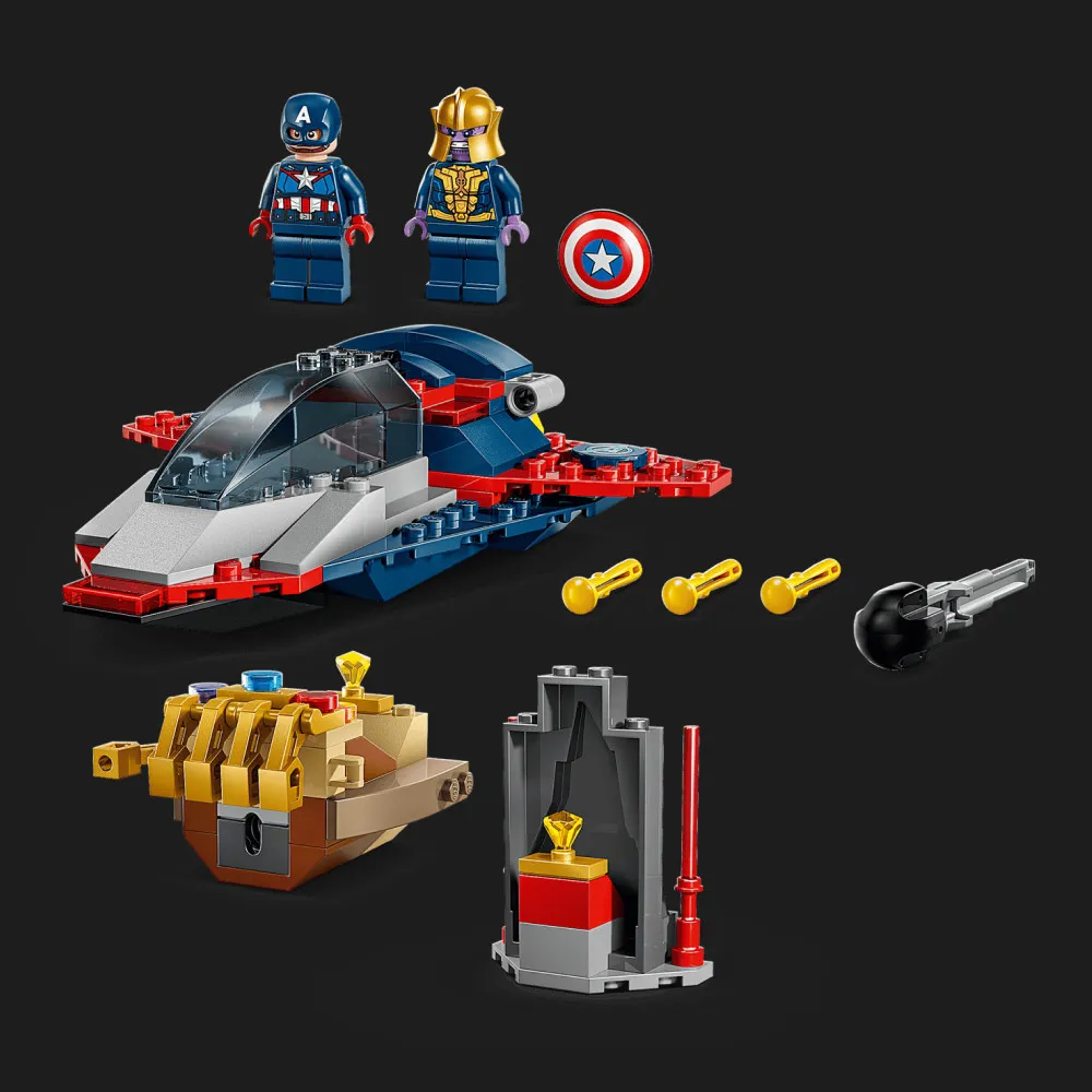 Конструктор LEGO Marvel Капитан Америка против Таноса (76319)
