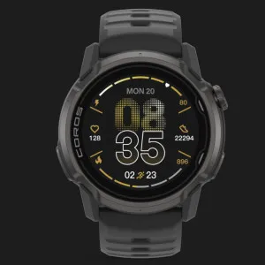 Coros Apex 4 42mm Black with Black Silicone Band (WAPX4-BLK-42)