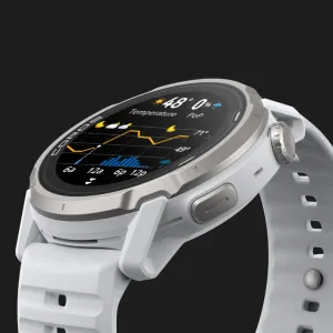 Coros Apex 4 46mm White with White Silicone Band (WAPX4-WHT-46)