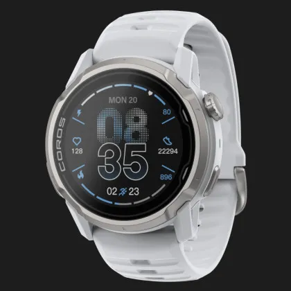 Coros Apex 4 46mm White with White Silicone Band (WAPX4-WHT-46)