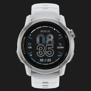 Coros Apex 4 46mm White with White Silicone Band (WAPX4-WHT-46)