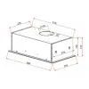 Витяжка TEKA, 55 см, 756 м3/год, GFG 2 BL (40446752) (Black)