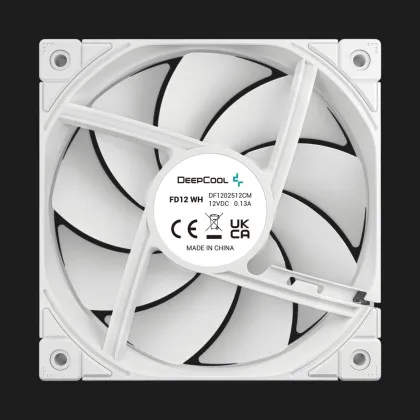 Вентилятор DeepCool FD12 120 (White) (R-FD12-WHNPN1-G)