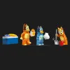 Конструктор LEGO Bluey Пляж и семейная поездка на автомобили Блуи (11202)