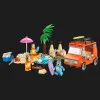 Конструктор LEGO Bluey Пляж и семейная поездка на автомобили Блуи (11202)