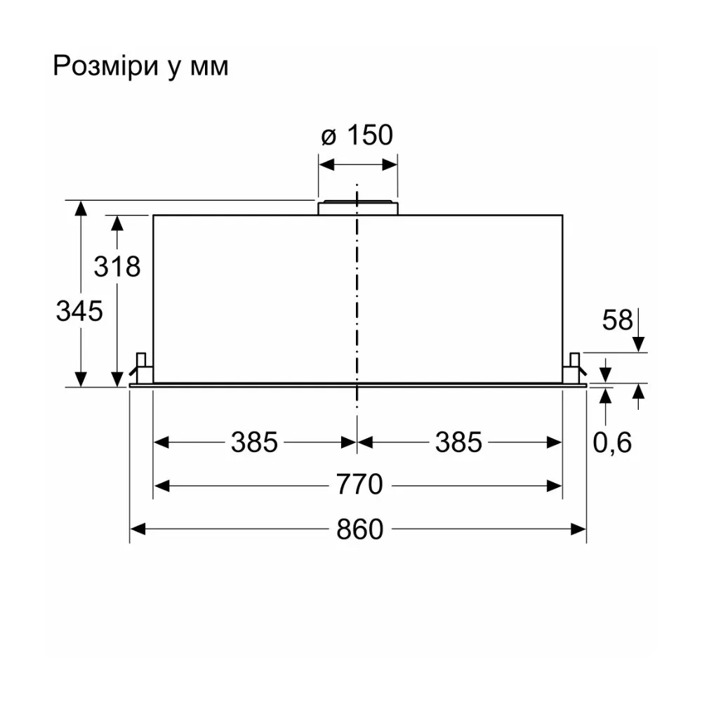 Вытяжка Siemens, 86 см, 595 м3/ч, LB88NPC60 (Black)