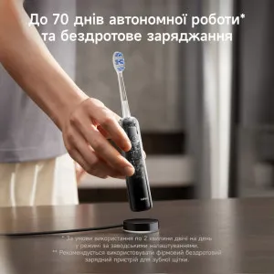 Зубна електрощітка Laifen Wave PRO (Transparent Black) (1TB92-P-XX-CR-002) в Олександрії