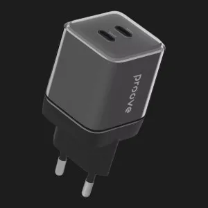 Блок живлення Proove Pure GaN Max 67W (Type-C + Type-C) (Black) у Луцьк