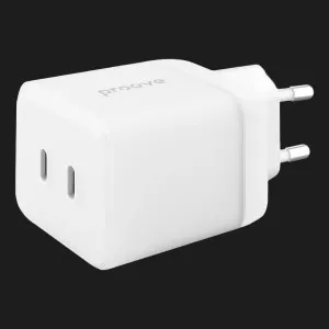 Блок живлення Proove Pure GaN Max 67W (Type-C + Type-C) (White) у Луцьк
