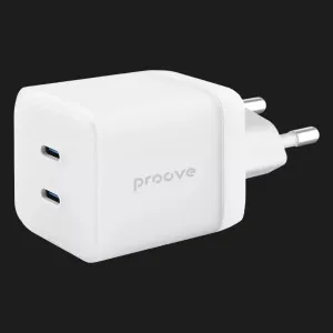 Блок живлення Proove Pure GaN Max 67W (Type-C + Type-C) (White) у Луцьк