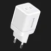 Блок живлення Proove Pure GaN Max 67W (Type-C + Type-C) (White)