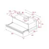 Вытяжка TEKA, 60 см, 847 м3/ч, CNL 6415 WH (40436811) (White)