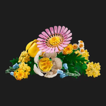 Конструктор ​LEGO Botanicals Мініатюрний сонячний букет (10347)