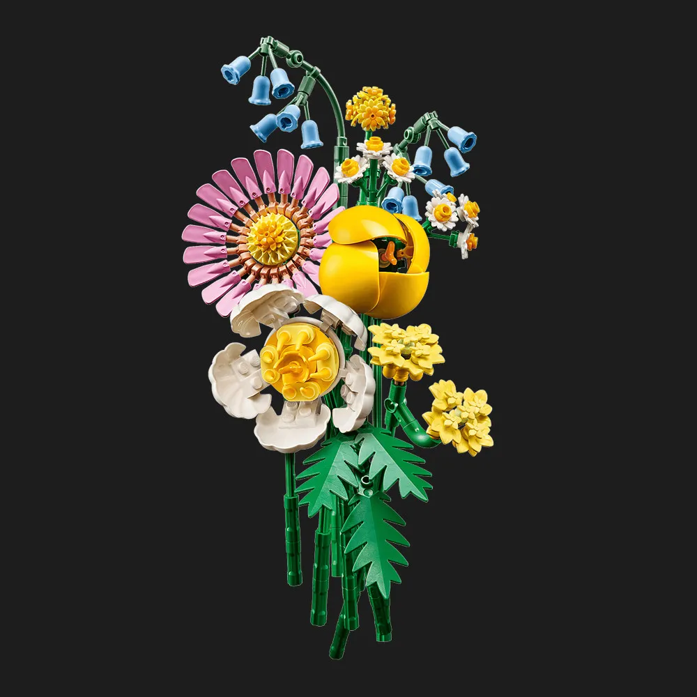 Конструктор LEGO Botanicals Миниатюрный солнечный букет (10347)
