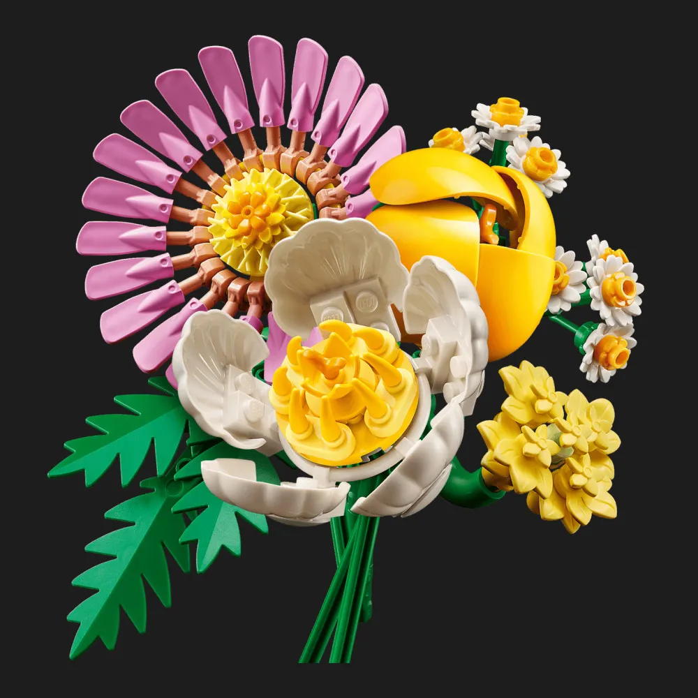 Конструктор LEGO Botanicals Миниатюрный солнечный букет (10347)