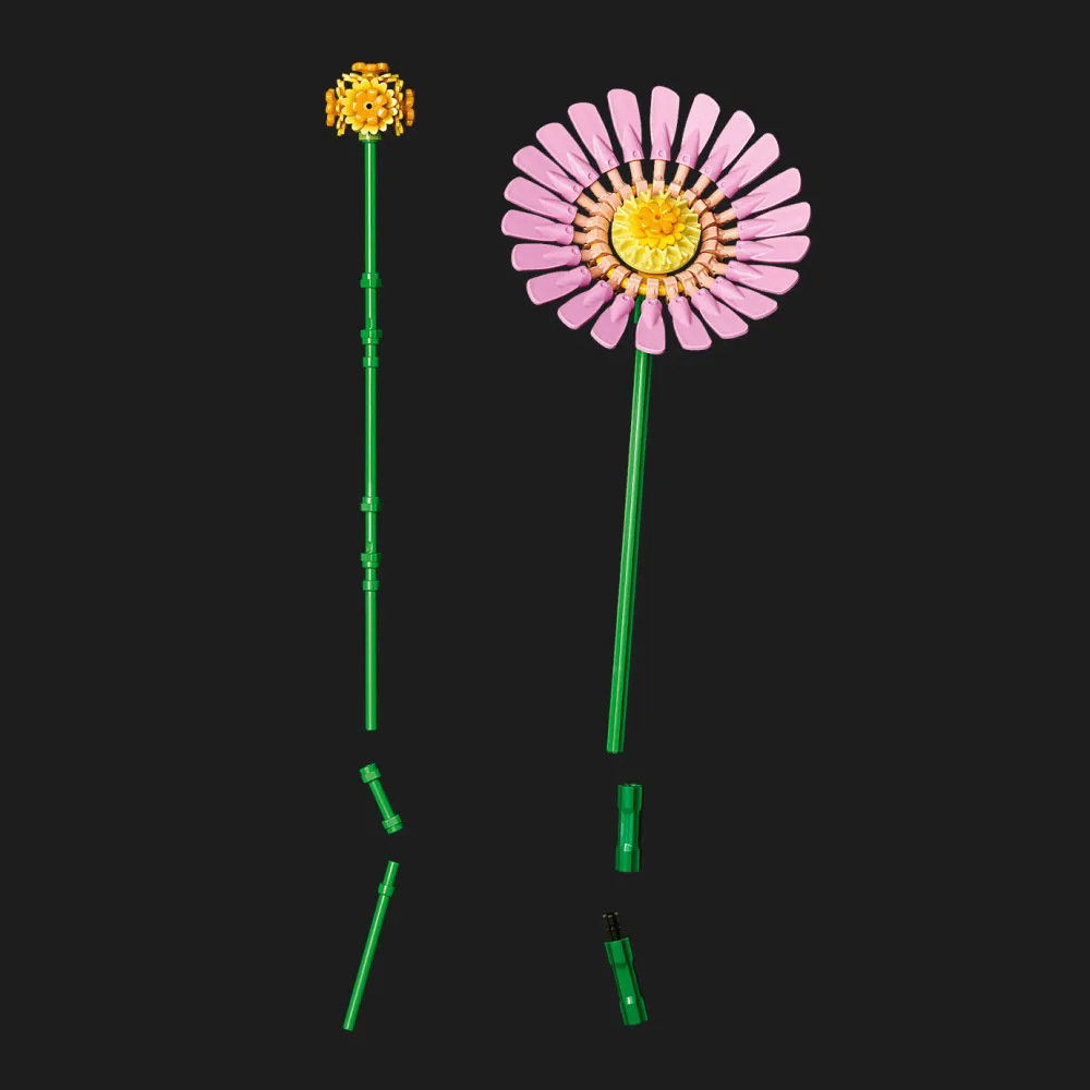 Конструктор LEGO Botanicals Миниатюрный солнечный букет (10347)