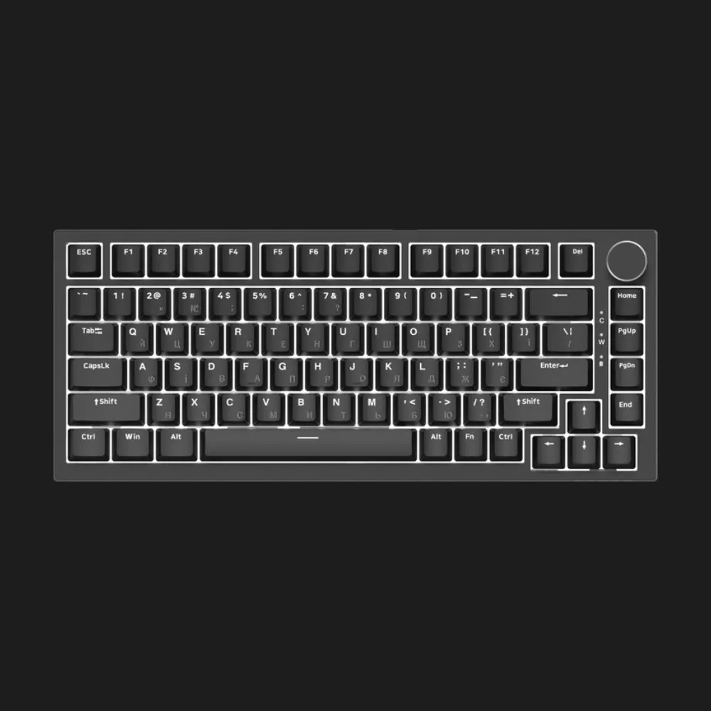 Клавиатура игровая Ajazz AK820 Red Switch (Black) (AK820-R-B) (UA)