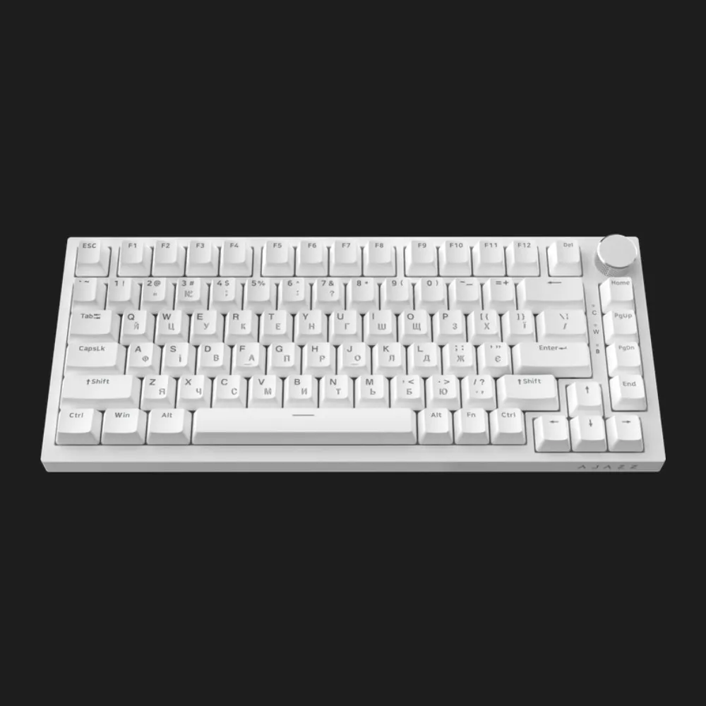 Клавиатура игровая Ajazz AK820 Red Switch (White) (AK820-R-W) (UA)